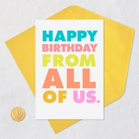 Group Gift Funny Birthday Card From Us for only USD 3.99 | Hallmark