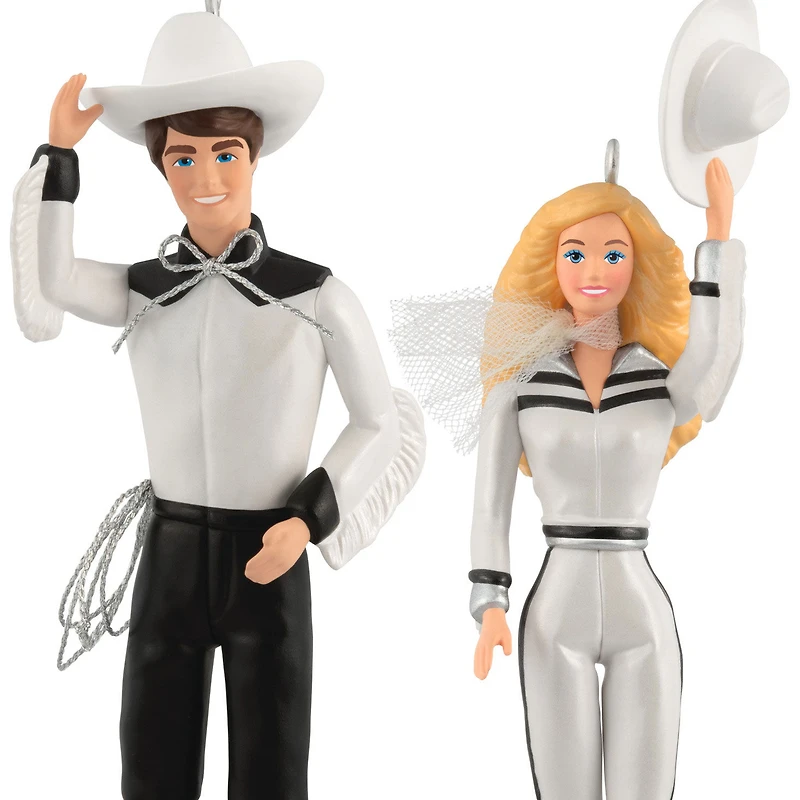 Barbie™ and Ken™ Western Stars Ornaments, Set of 2 for only USD 61.99 | Hallmark
