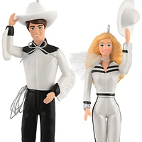 Barbie™ and Ken™ Western Stars Ornaments, Set of 2 for only USD 61.99 | Hallmark