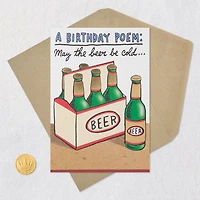 Beer Poem Funny Birthday Card for only USD 4.49 | Hallmark
