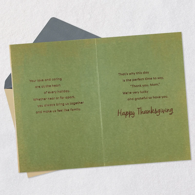 Love and Caring at the Heart of Every Holiday Thanksgiving Card for Mom for only USD 4.59 | Hallmark