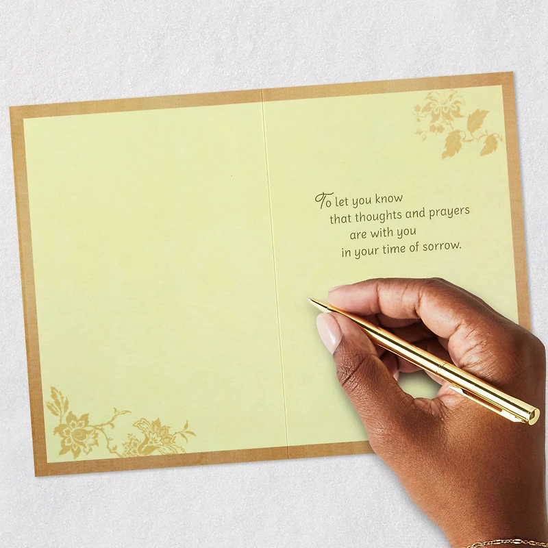 Our Thoughts and Prayers Are With You Sympathy Card for only USD 4.59 | Hallmark