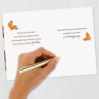 You Two Make Us Smile Thanksgiving Card for Granddaughter and Husband for only USD 2.99 | Hallmark