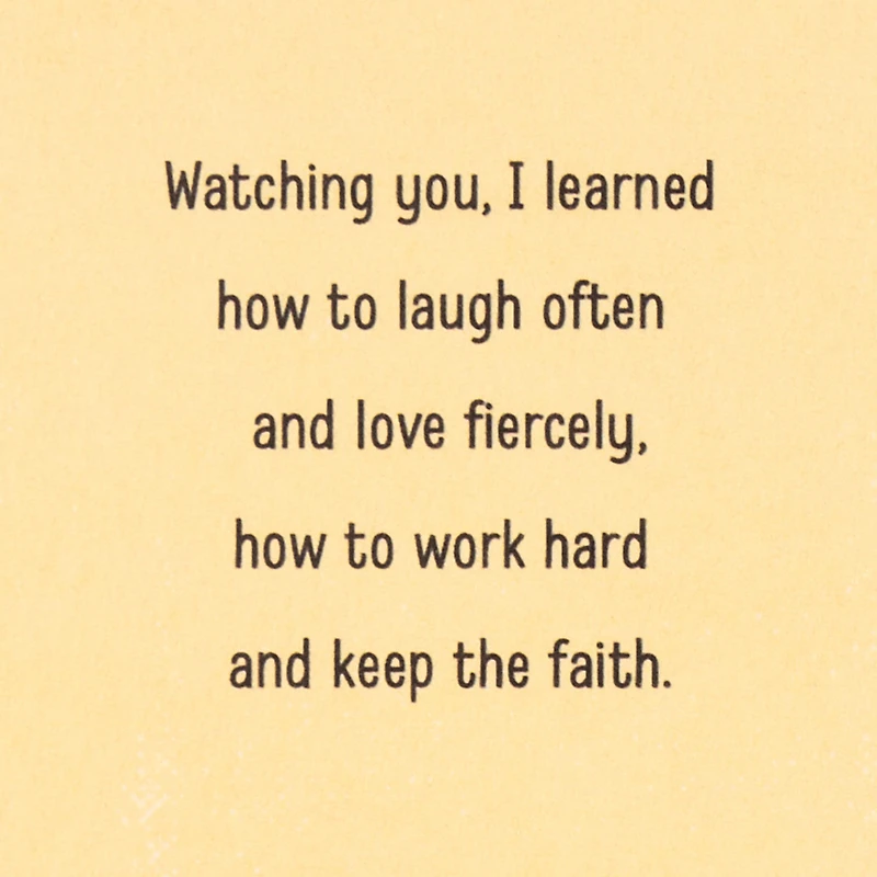 Mom, I Learned From Your Love Birthday Card From Son for only USD 5.99 | Hallmark