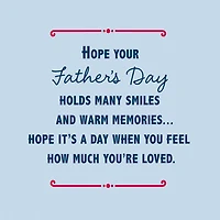 Many Smiles, Warm Memories and Lots of Love Father's Day Card for only USD 2.50 | Hallmark