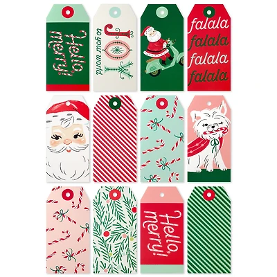 Hello Merry 12-Pack Assorted Christmas Gift Tags for only USD 4.99 | Hallmark