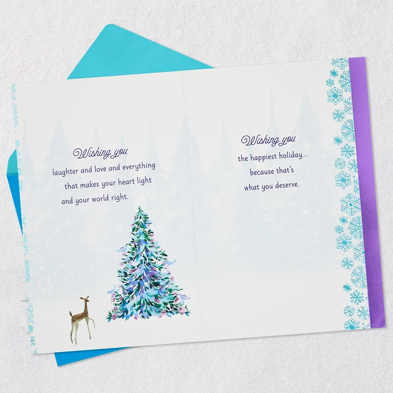 Wishing You the Happiest Holiday Christmas Card for Daughter for only USD 6.99 | Hallmark
