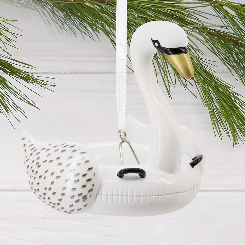 Swan Pool Float Hallmark Ornament for only USD 14.99 | Hallmark