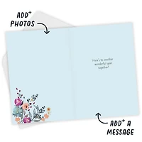 Modern Floral Wreath Custom Anniversary Card for only USD 4.99 | Hallmark