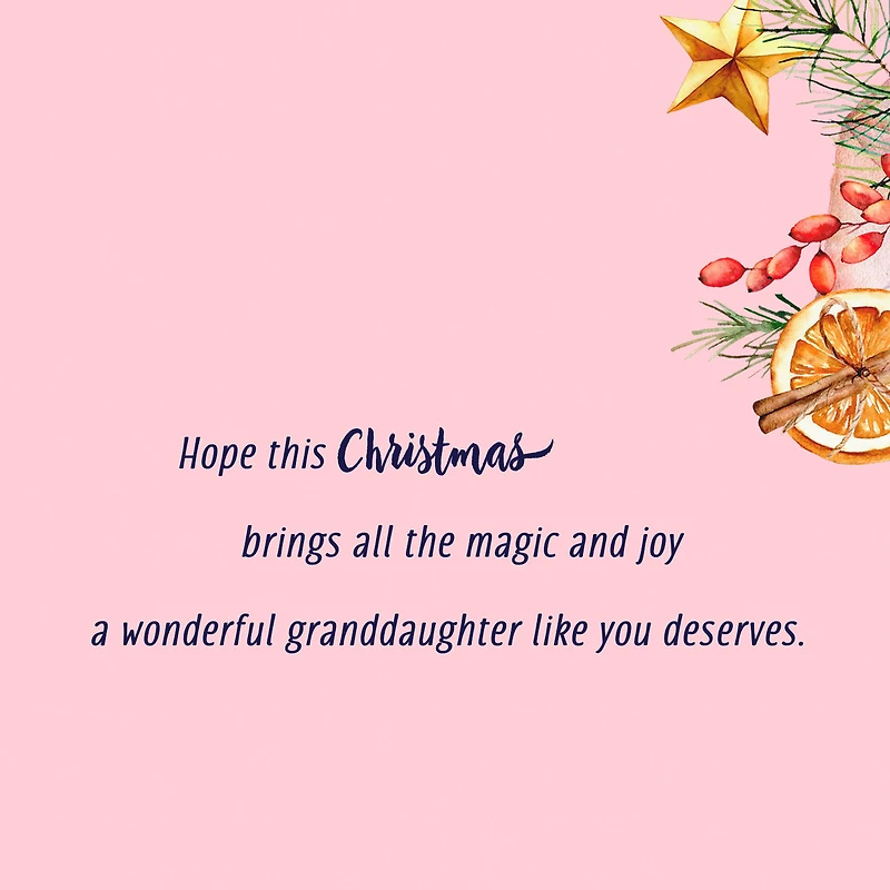 The Pride in My Heart Christmas Card for Granddaughter for only USD 2.00 | Hallmark