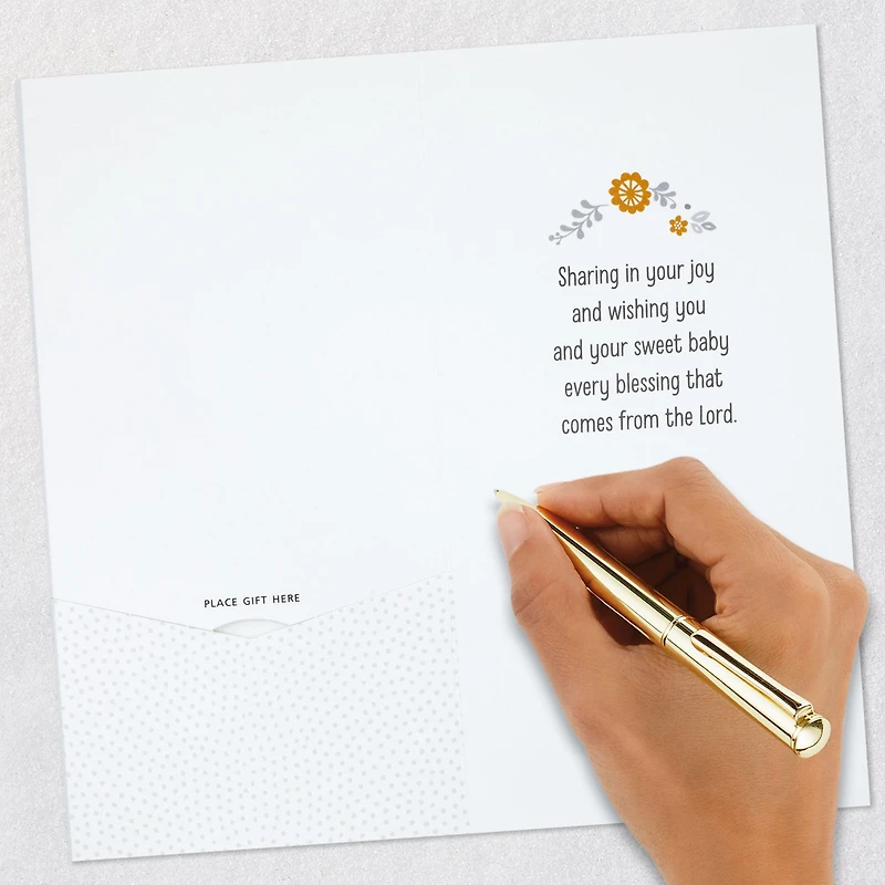 Little Lamb Money Holder Baby Baptism Card for only USD 3.99 | Hallmark