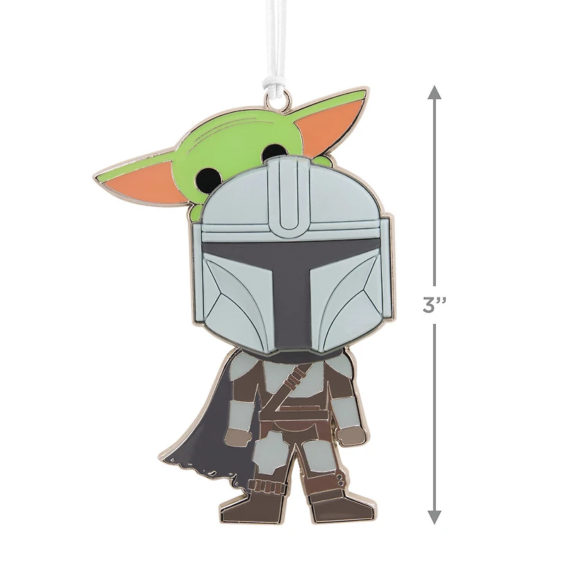 Star Wars: The Mandalorian™ and Grogu™ Metal With Dimension Hallmark Ornament for only USD 5.99 | Hallmark