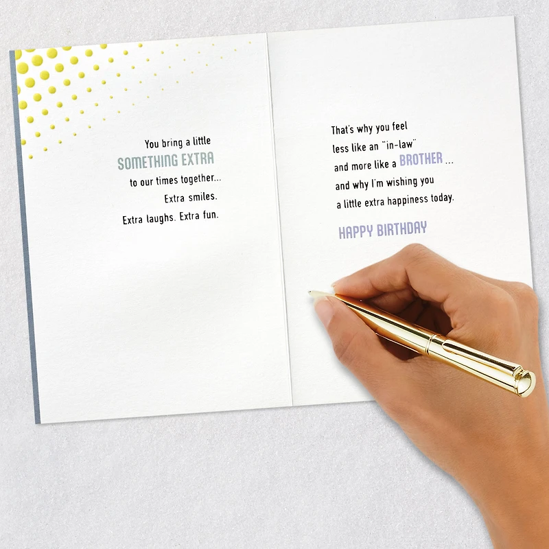 You Bring Something Extra Birthday Card for Brother-in-Law for only USD 7.99 | Hallmark
