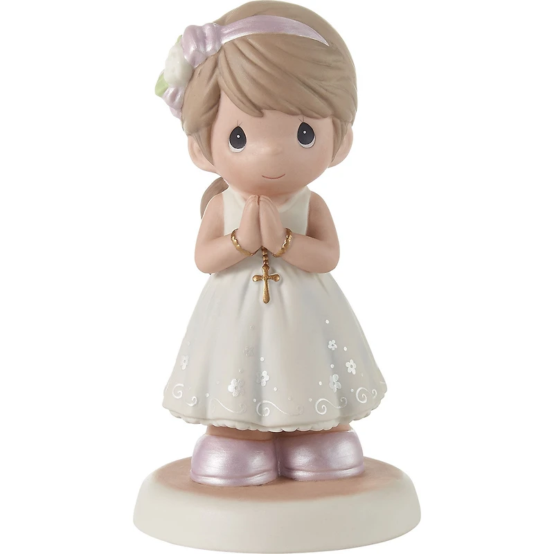 Precious Moments Blessings On Your First Communion Brunette Girl Figurine, 5.3" for only USD 52.99 | Hallmark