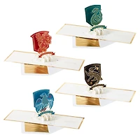 Harry Potter™ House Crests 3D Pop-Up Cards, Pack of 4 for only USD 21.99 | Hallmark