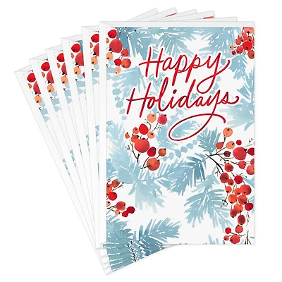 Pine Sprigs and Berries Christmas Cards, Pack of 6 for only USD 6.99 | Hallmark