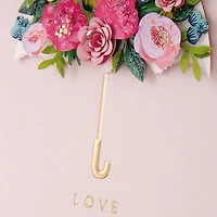 Pink Floral Umbrella Bridal Shower Card for only USD 7.59 | Hallmark