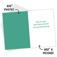 Here's to a Year Custom Celebration Card for only USD 4.99 | Hallmark