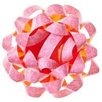 4.6" Pink Abstract Flowers Recyclable Gift Bow for only USD 1.99 | Hallmark