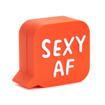 Charmers Sexy AF Funny Silicone Charm, 1.65" H for only USD 8.99 | Hallmark