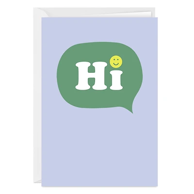 Smiley Face Hi Custom Card for only USD 4.99 | Hallmark