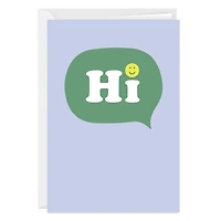 Smiley Face Hi Custom Card for only USD 4.99 | Hallmark