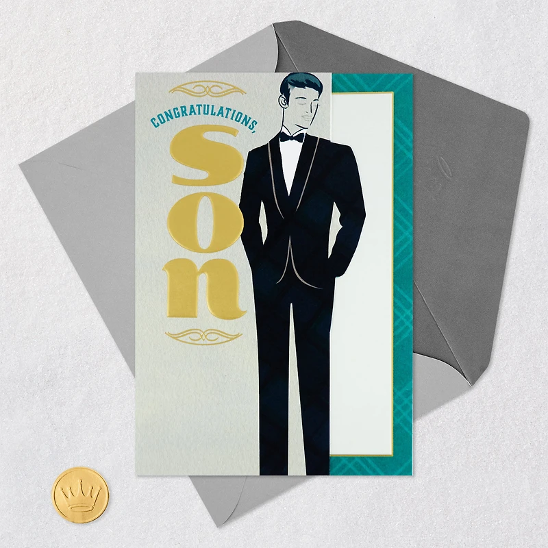 So Happy for You Wedding Card for Son for only USD 4.99 | Hallmark