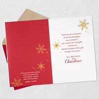 Reminder of Our Shared Blessings Religious Christmas Card for Wife for only USD 6.99 | Hallmark