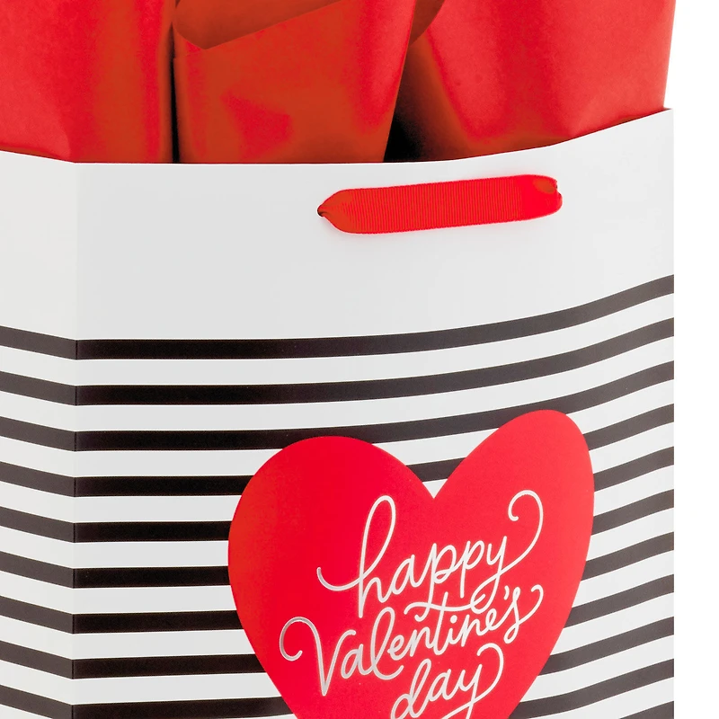 13" Stripes and Red Truck 2-Pack Large Valentine's Day Gift Bags With Tissue Paper for only USD 10.49 | Hallmark