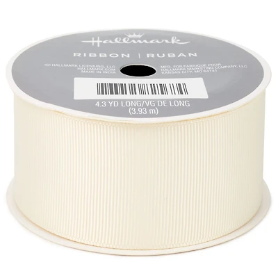 1.5" Antique White Grosgrain Ribbon, 12.9' for only USD 4.99 | Hallmark