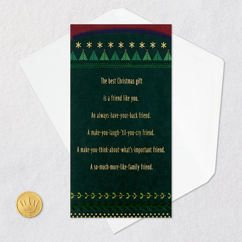 So Grateful for the Gift of You Christmas Card for Friend for only USD 4.59 | Hallmark