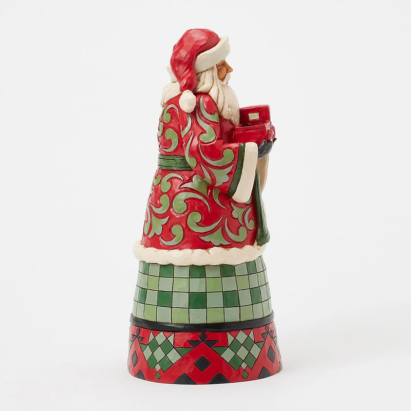 Jim Shore Heartwood Creek Santa Holding Red Toy Truck Figurine, 10" for only USD 84.99 | Hallmark