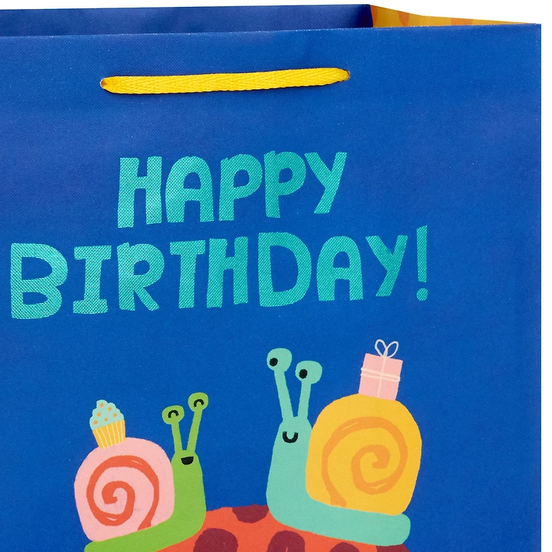 13" Happy Snails Large Birthday Gift Bag for only USD 4.99 | Hallmark