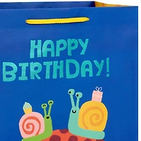 13" Happy Snails Large Birthday Gift Bag for only USD 4.99 | Hallmark