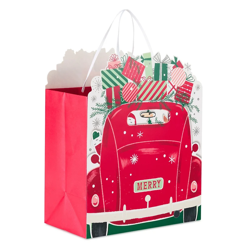 10" Road-Tripping Santa Large Square Christmas Gift Bag for only USD 4.99 | Hallmark
