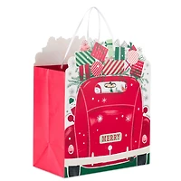 10" Road-Tripping Santa Large Square Christmas Gift Bag for only USD 4.99 | Hallmark