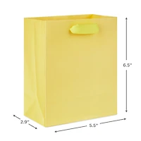 6.5" Solid Yellow Small Gift Bag for only USD 2.49 | Hallmark