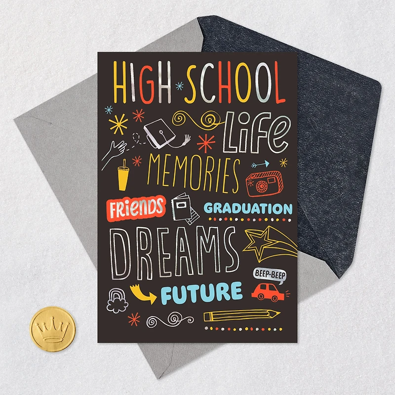 Remember the Good Times and Follow Your Dreams High School Graduation Card for only USD 3.99 | Hallmark