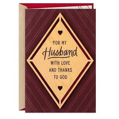 With Love and Thanks to God Religious Valentine's Day Card for Husband for only USD 7.59 | Hallmark