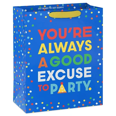 13" Excuse to Party Large Gift Bag for only USD 4.99 | Hallmark