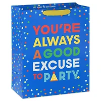 13" Excuse to Party Large Gift Bag for only USD 4.99 | Hallmark