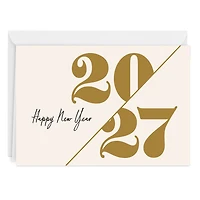 Gold 2027 Custom New Year Card for only USD 4.99 | Hallmark