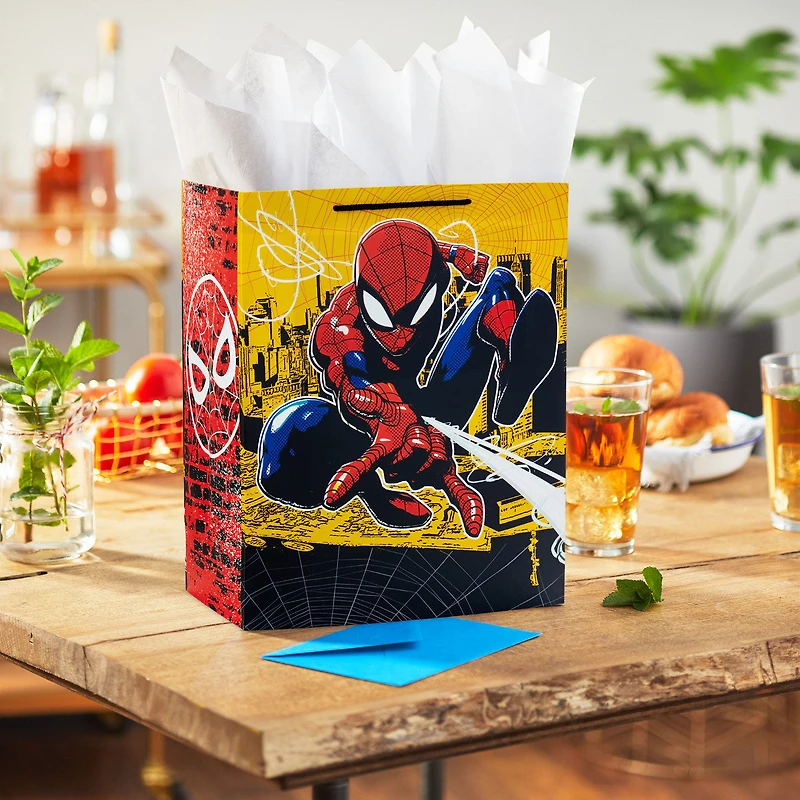 13" Marvel Spider-Man on City Scene Large Gift Bag for only USD 4.49 | Hallmark