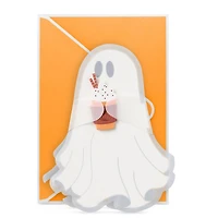Ghost with Pumpkin Latte Paper Craft Halloween Card for only USD 5.99 | Hallmark