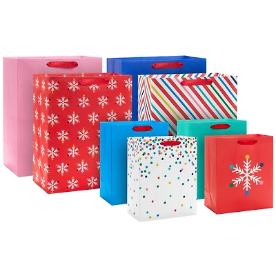 Bright Holiday 8-Pack Assorted Gift Bag Bundle for only USD 15.99 | Hallmark