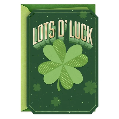 Good Luck, Good Health, and Good Fortune St. Patrick's Day Card for only USD 3.99 | Hallmark