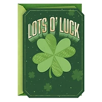 Good Luck, Good Health, and Good Fortune St. Patrick's Day Card for only USD 3.99 | Hallmark