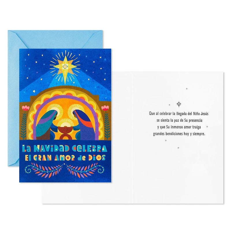 Folk-Art Nativity Spanish-Language Boxed Christmas Cards, Pack of 16 for only USD 12.49 | Hallmark