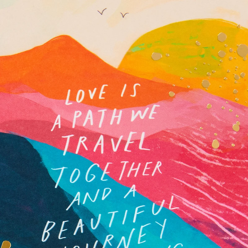 Morgan Harper Nichols Beautiful Journey Anniversary Card for Couple for only USD 4.99 | Hallmark