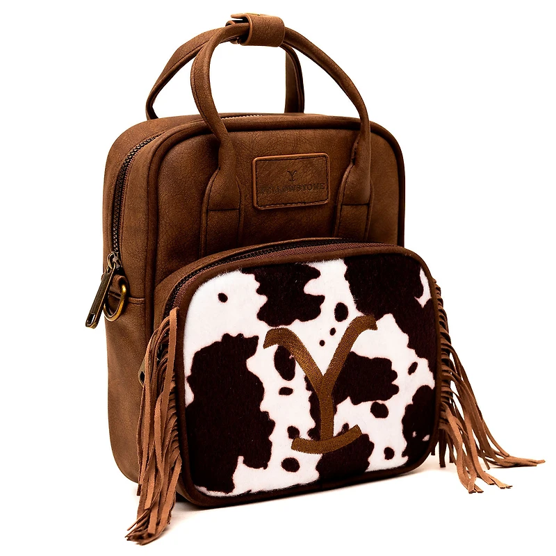 Buckle-Down Yellowstone Dutton Ranch Faux Cowhide Crossbody Bag for only USD 50.00 | Hallmark